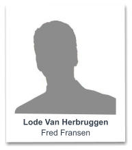 Lode Van Herbruggen Fred Fransen