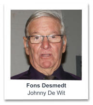 Fons Desmedt Johnny De Wit